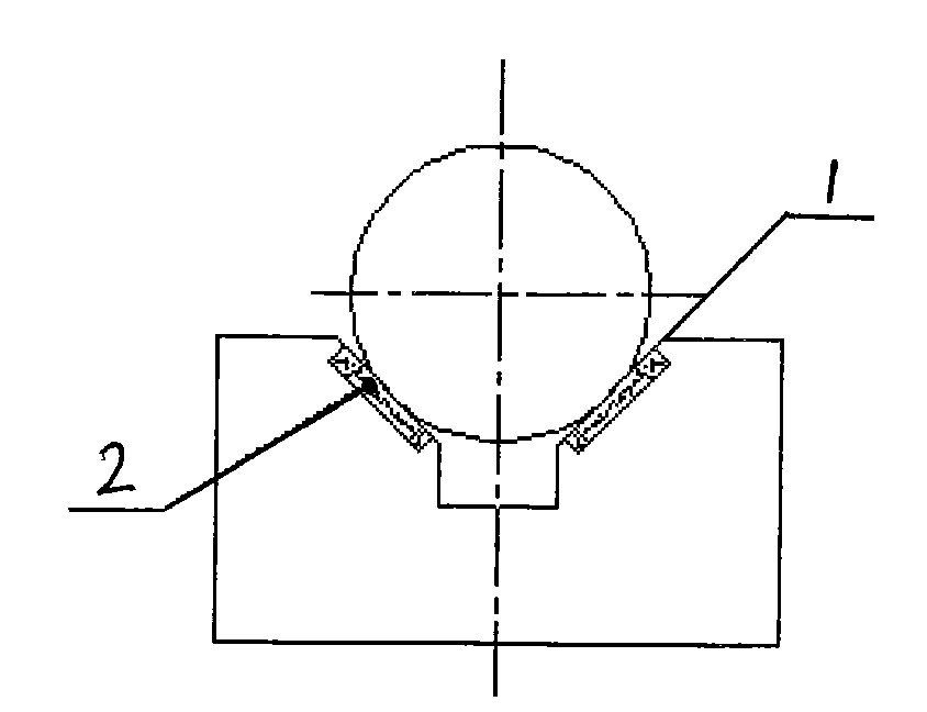 V-shaped block and manufacturing method thereof