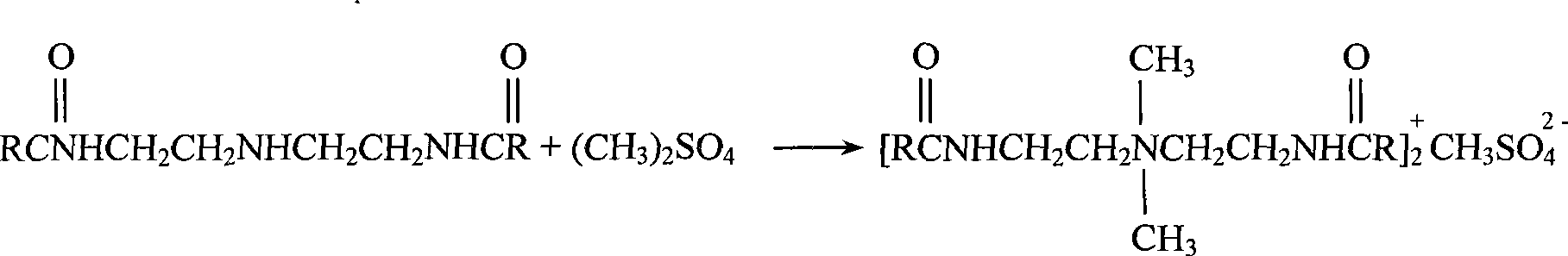 Bisamide quaternary ammonium salt sheet softening agent, preparation and uses thereof