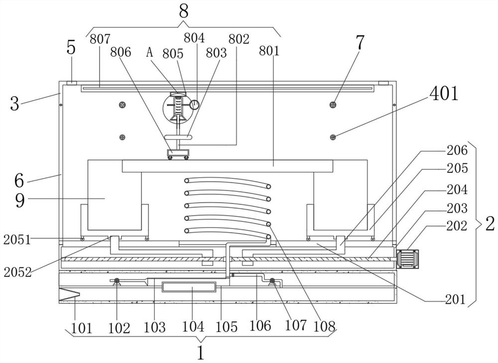 Roadbed settlement test platform for road and bridge transition section