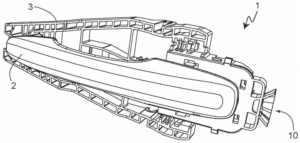 Vehicle door handle facility