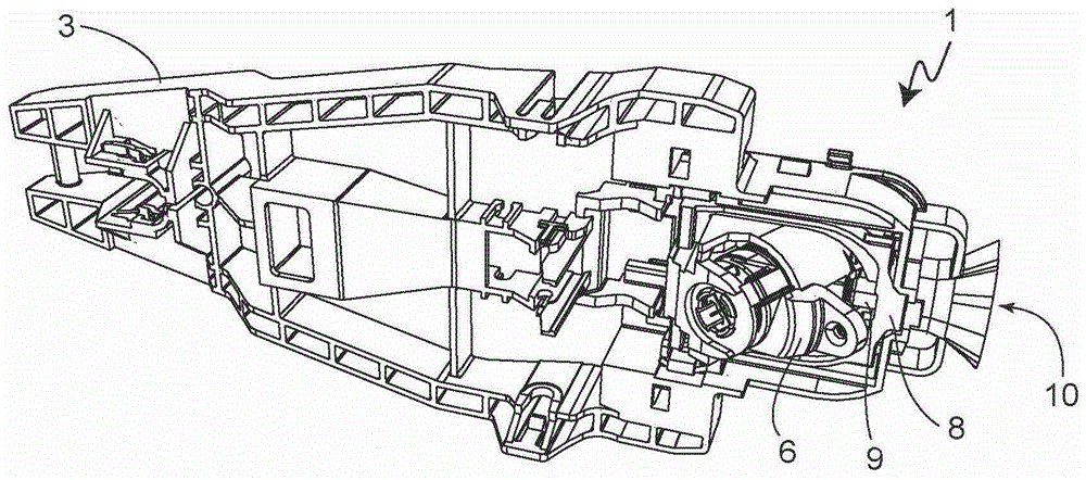 Vehicle door handle facility