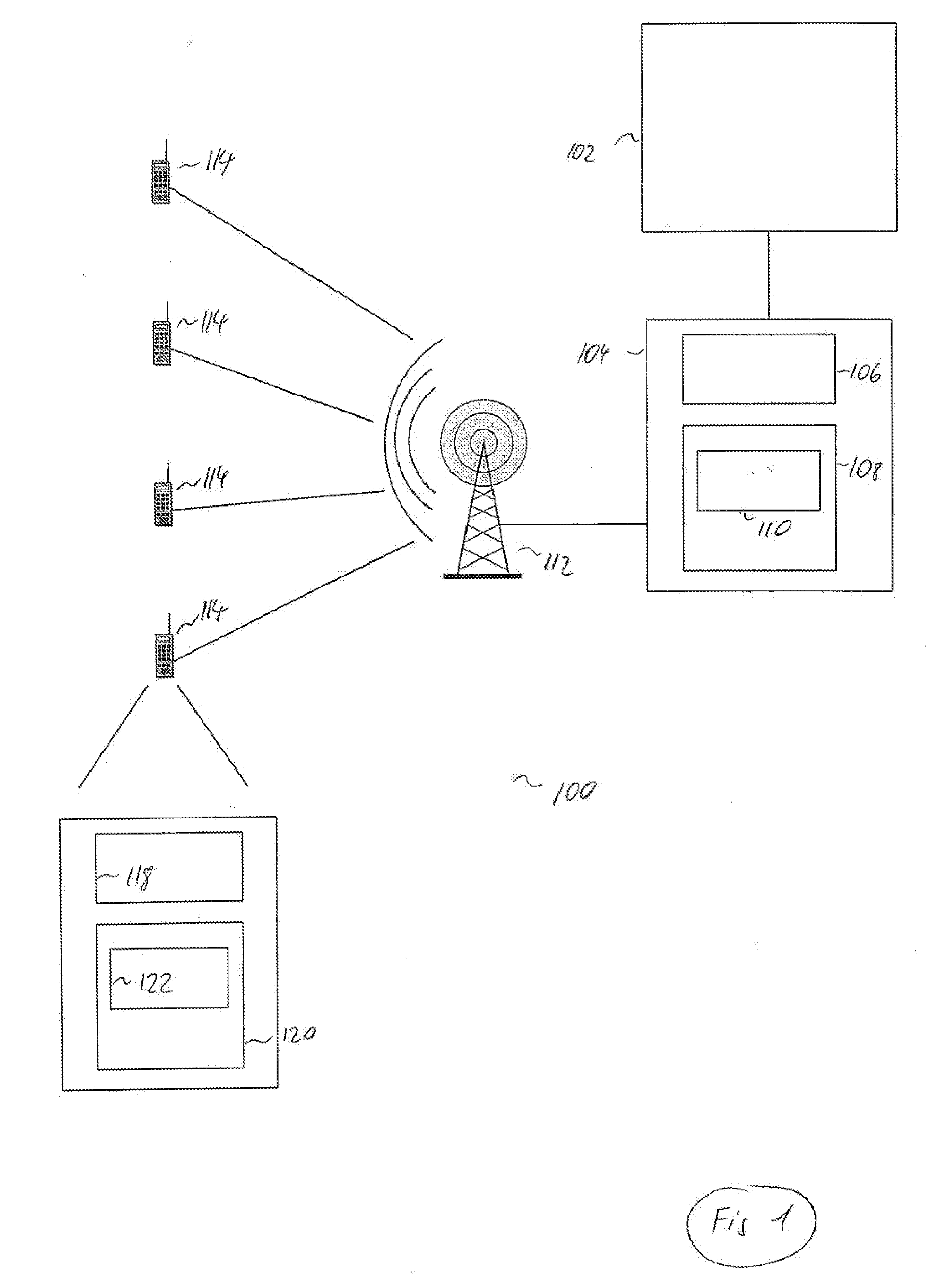 Method for counting a number of mobile stations in a radio access network