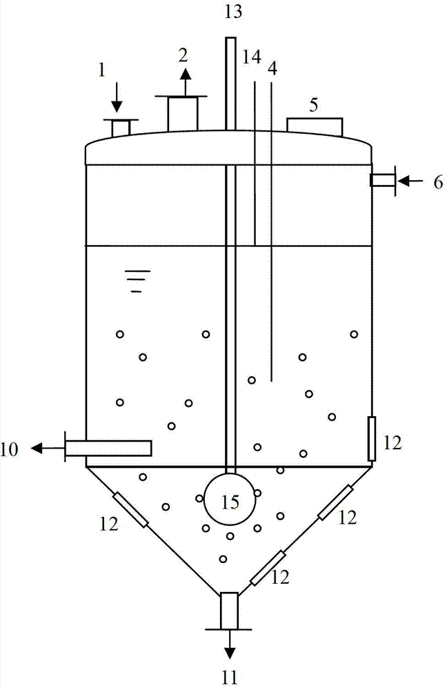 Dissolution tank for drug level benzoic acid production and operation method