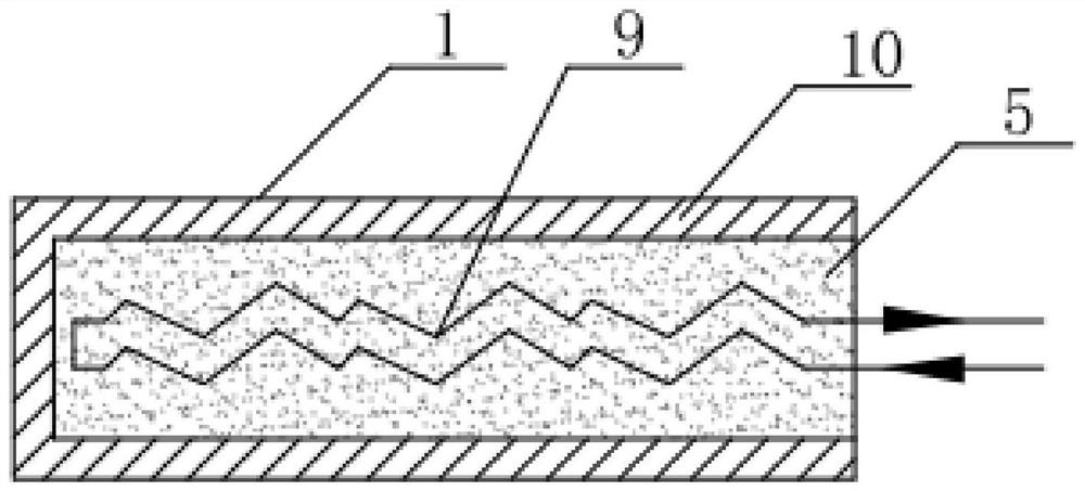 Power generation system using desert temperature difference energy