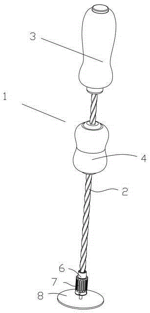 Manual blueberry juicer