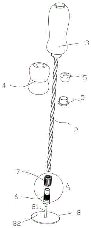 Manual blueberry juicer