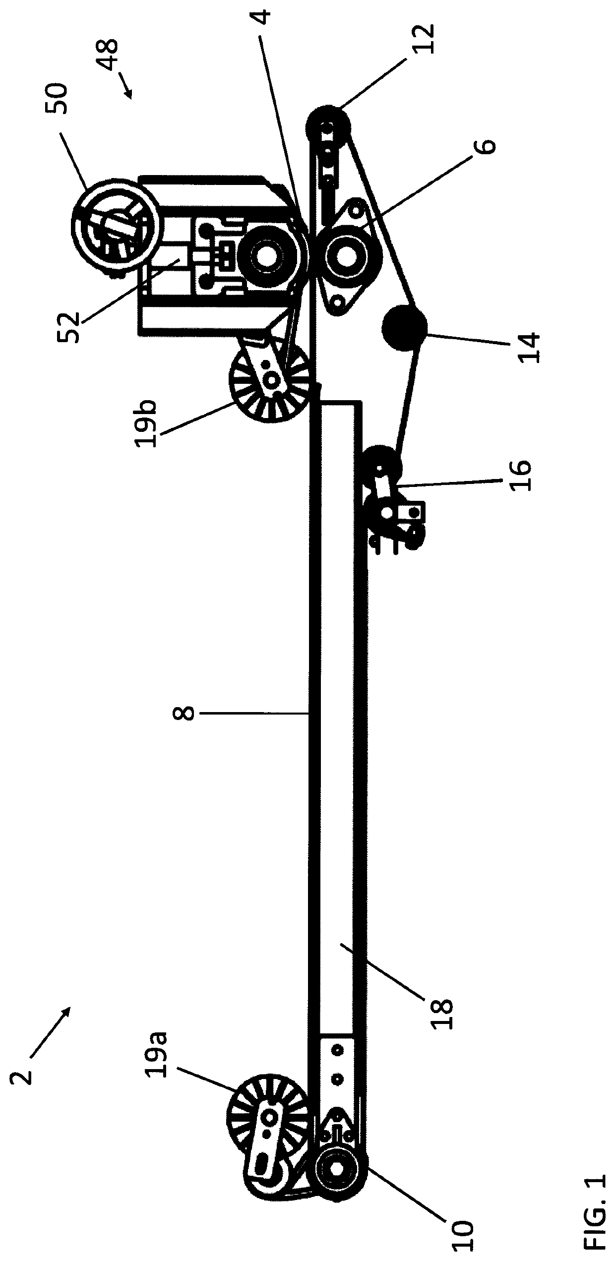 Dough spreading roller