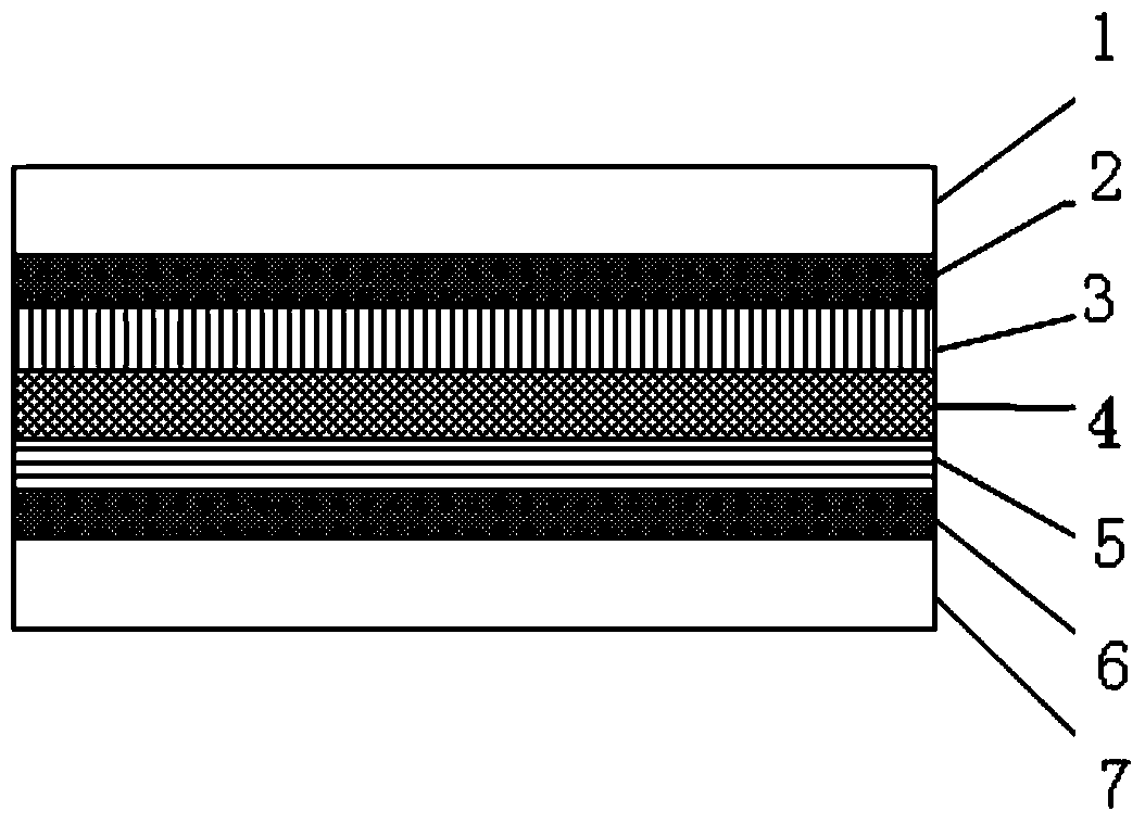 A kind of memristor based on fiber substrate and preparation method thereof