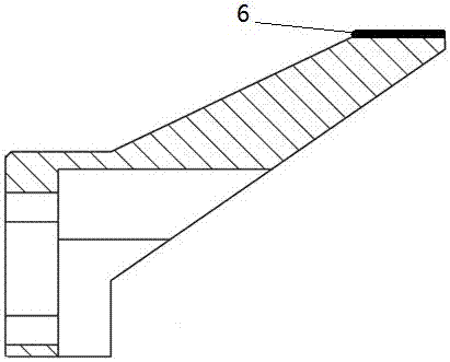 Laser composite manufacturing hot galvanizing air knife lip and manufacturing method thereof