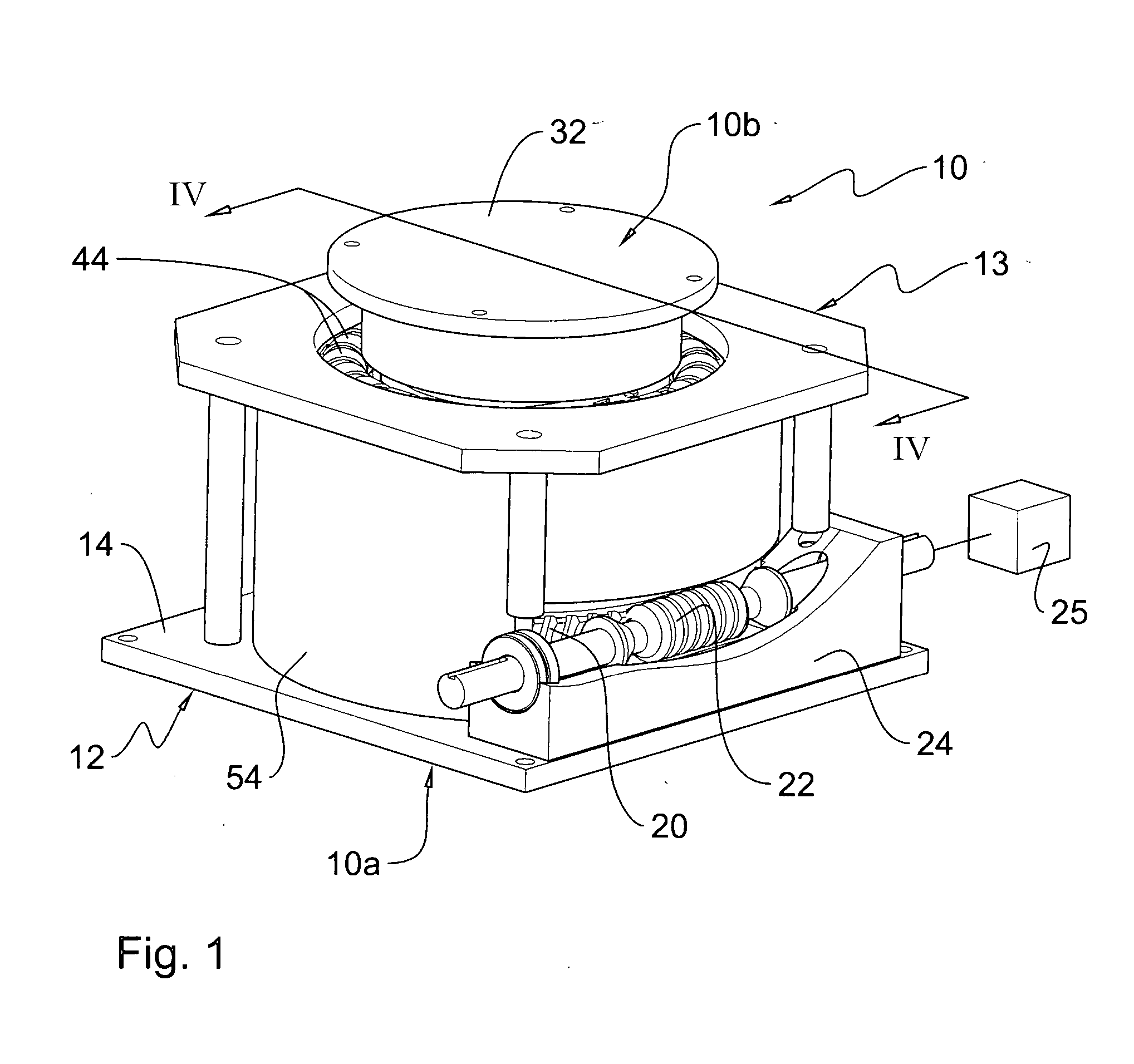 Linear actuator with releasably interlocking bands