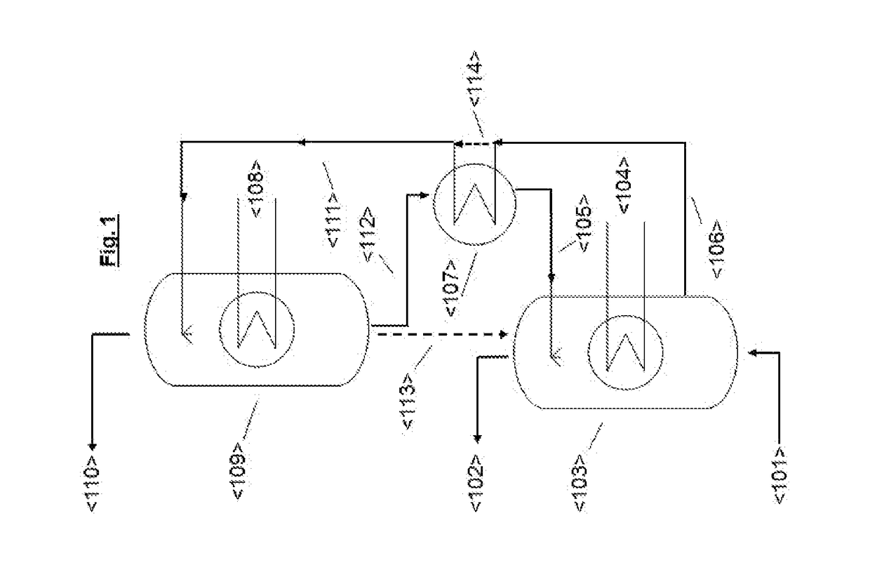 Process for dehumidifying moist gas mixtures