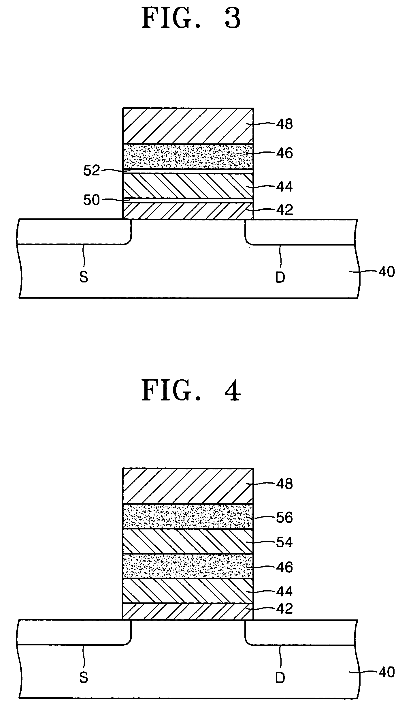 Nonvolatile semiconductor memory device having a gate stack and method of manufacturing the same