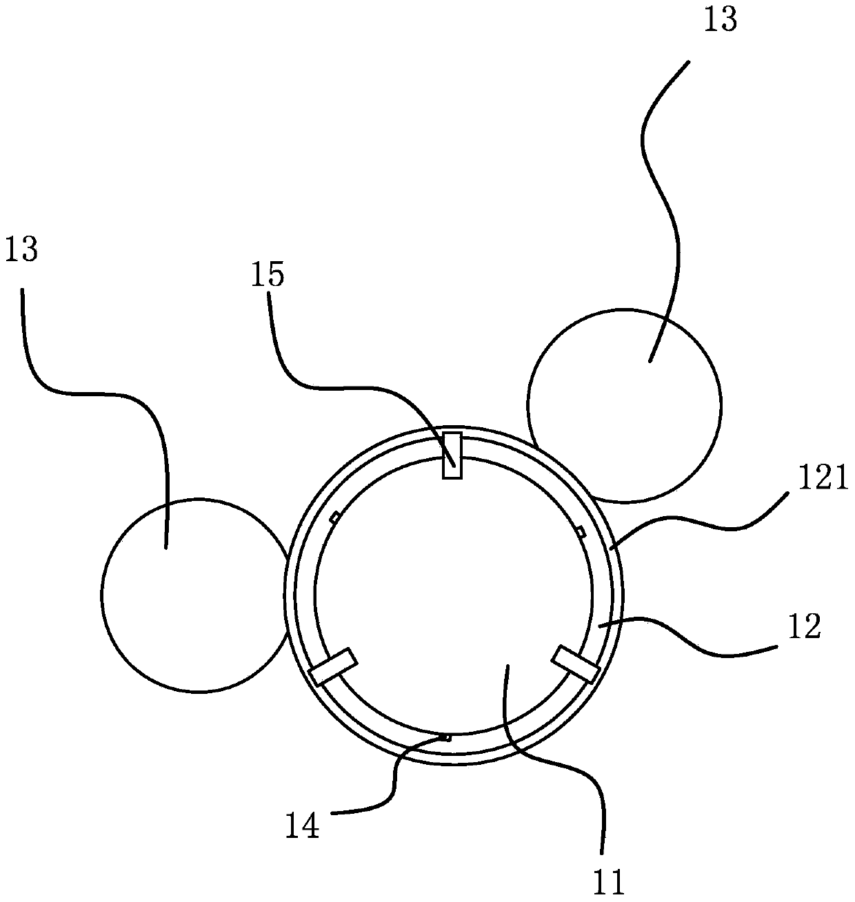 Negative pressure type tight siro spinning machine