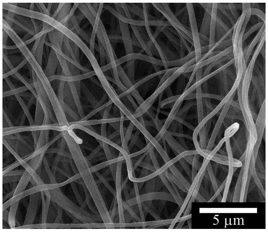 Sodium alginate nanofiber as well as large-scale electrospinning preparation method and application thereof