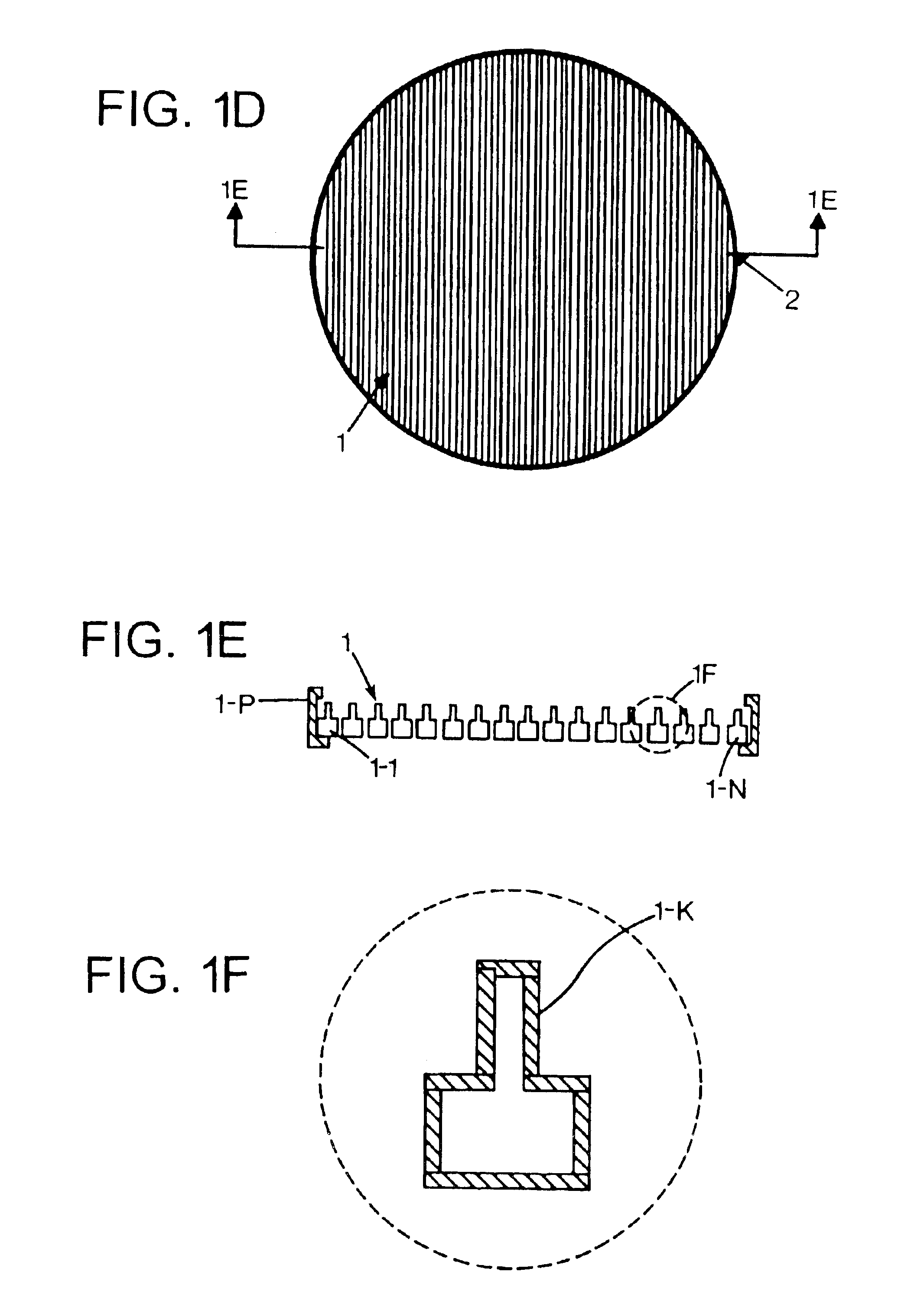 Variable inclination continuous transverse stub array