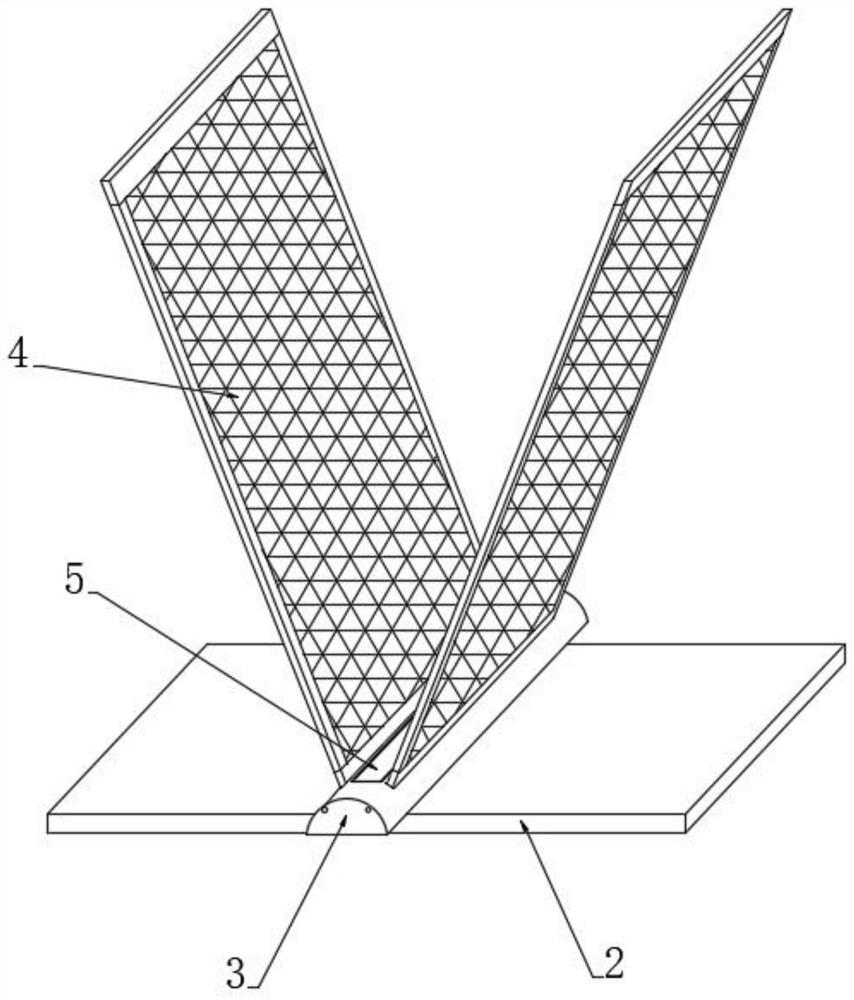 Self-shaking falling-off cleaning type filtering device for waste gas and dust treatment