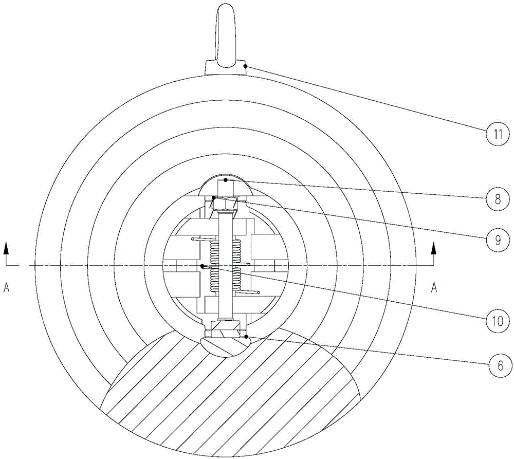 High-class double-disc wafer type check valve without outside leakage