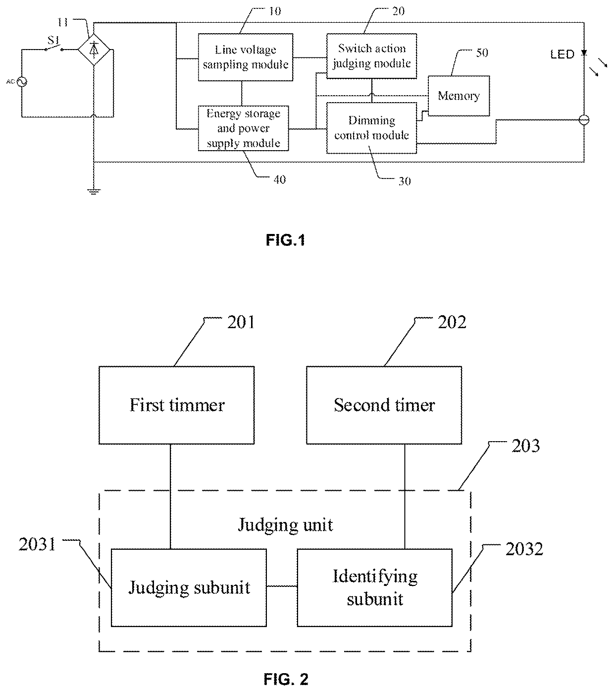 System and method using switch to realize light fixture dimming and state restoration