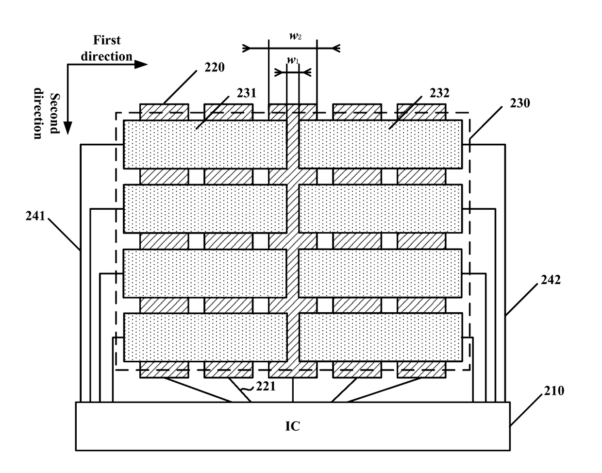 Touch control display panel and display device