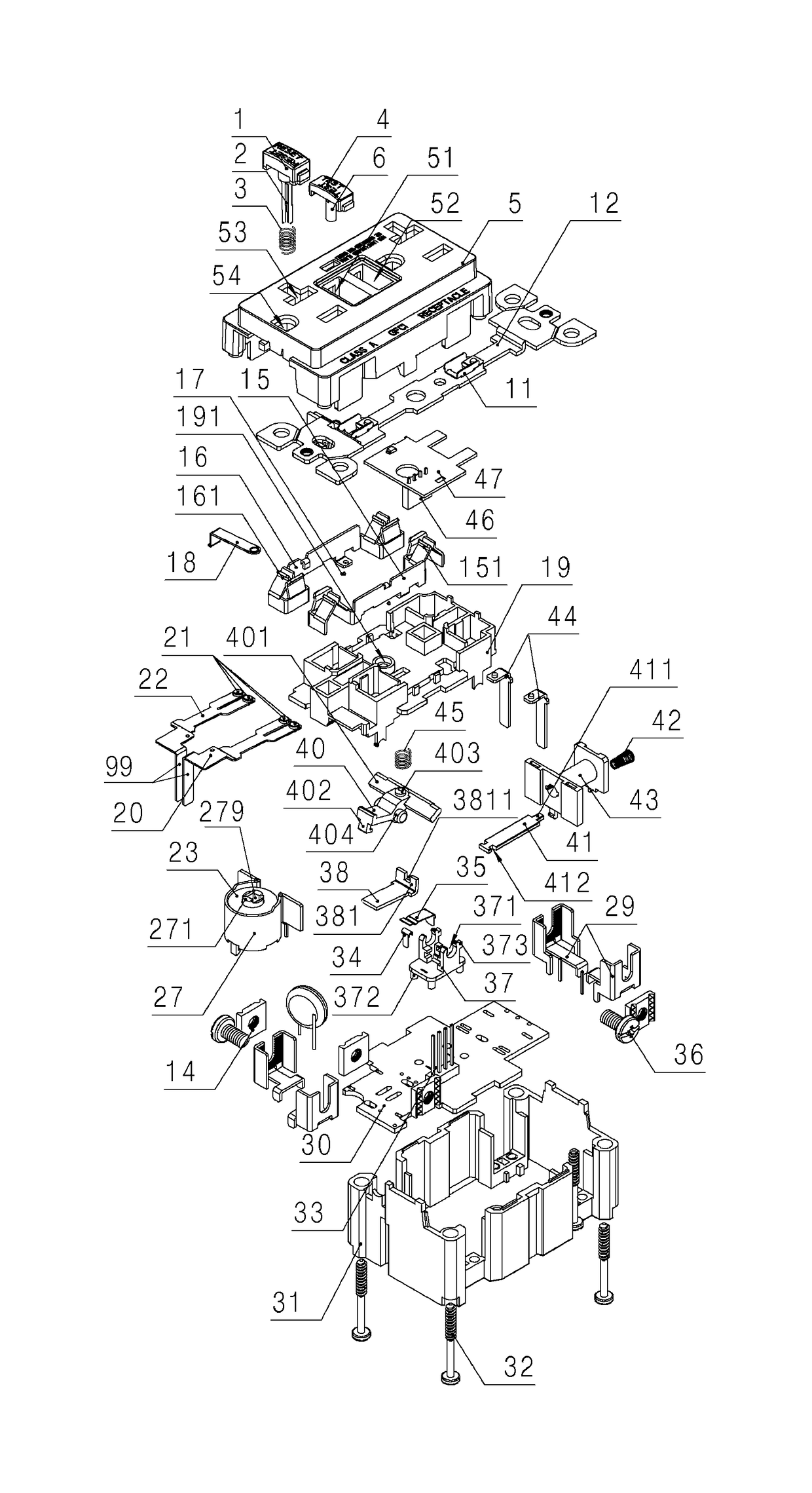 Ground fault circuit interrupter and reset mechanism thereof