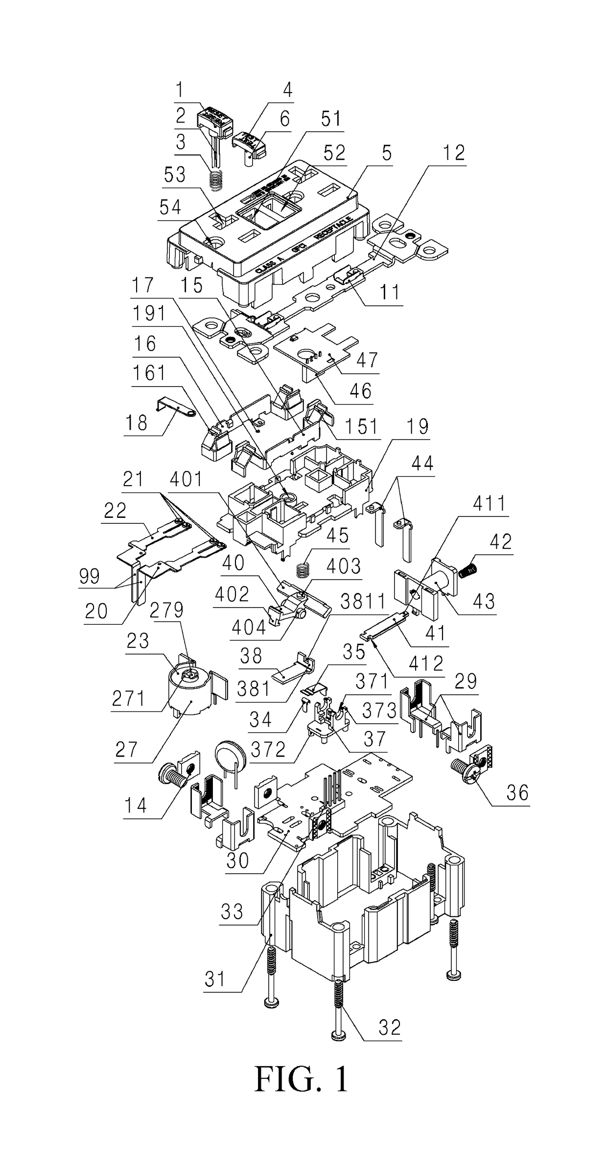 Ground fault circuit interrupter and reset mechanism thereof