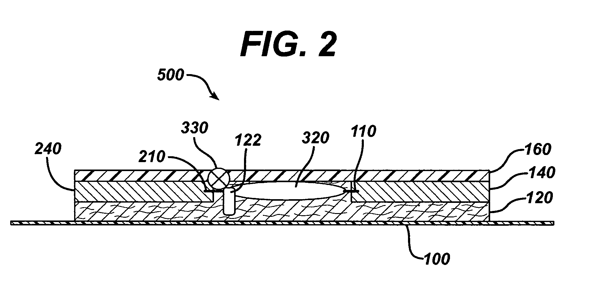 Device containing a light emitting diode for treatment of barrier membranes