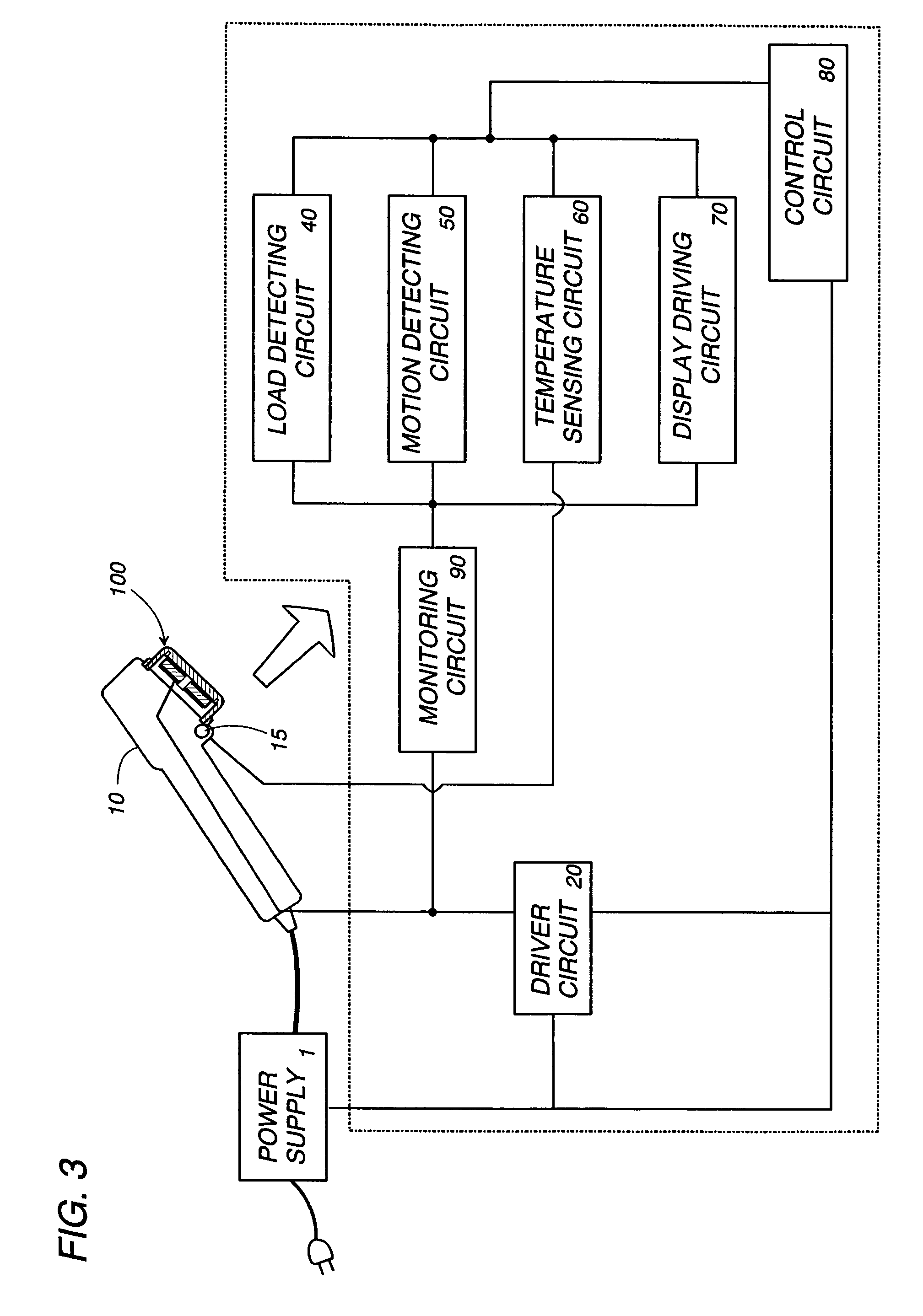 Ultrasound applying skin care device