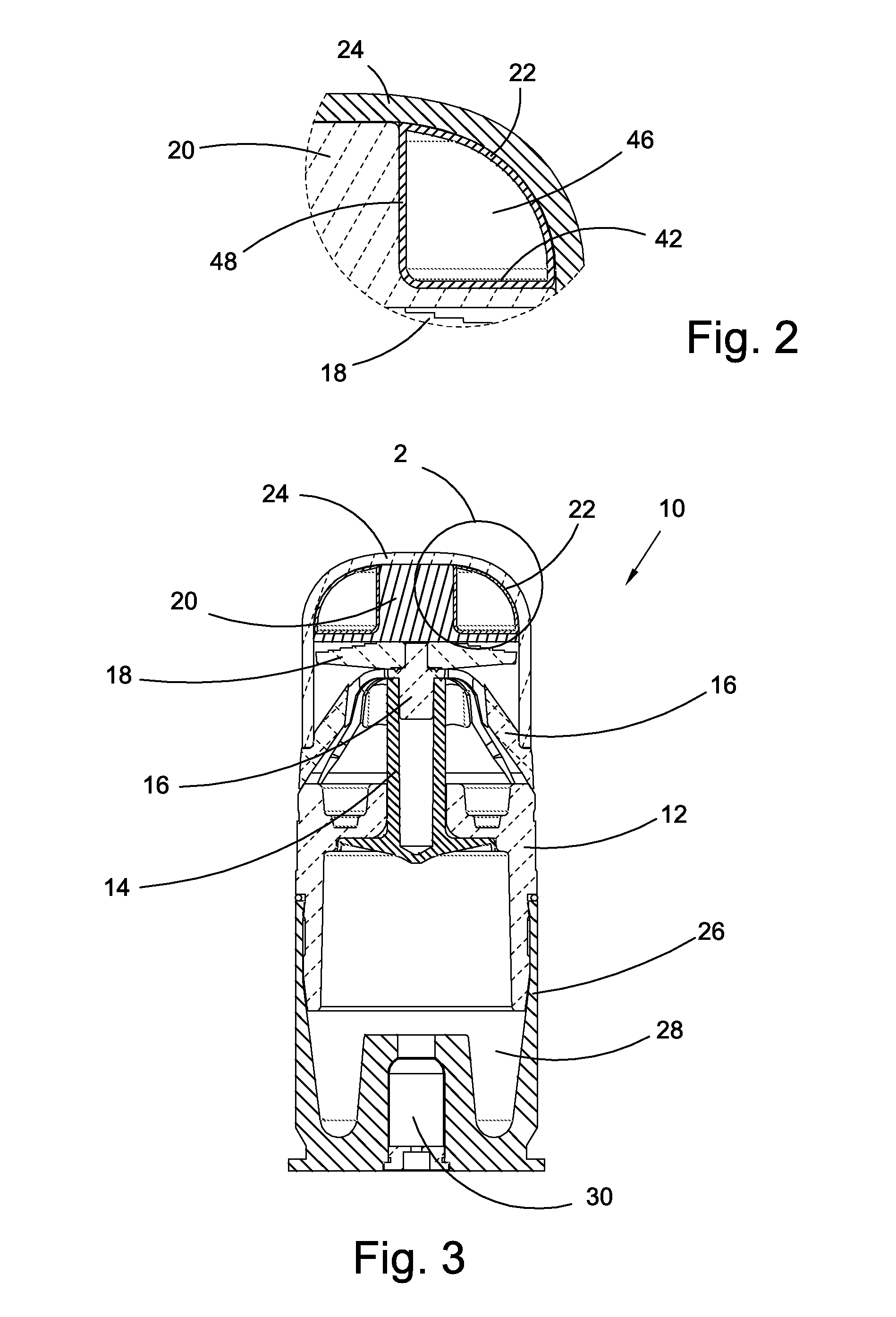 Payload carrying arrangement for a non-lethal projectile