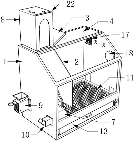 A kind of mouse scientific research breeding cage