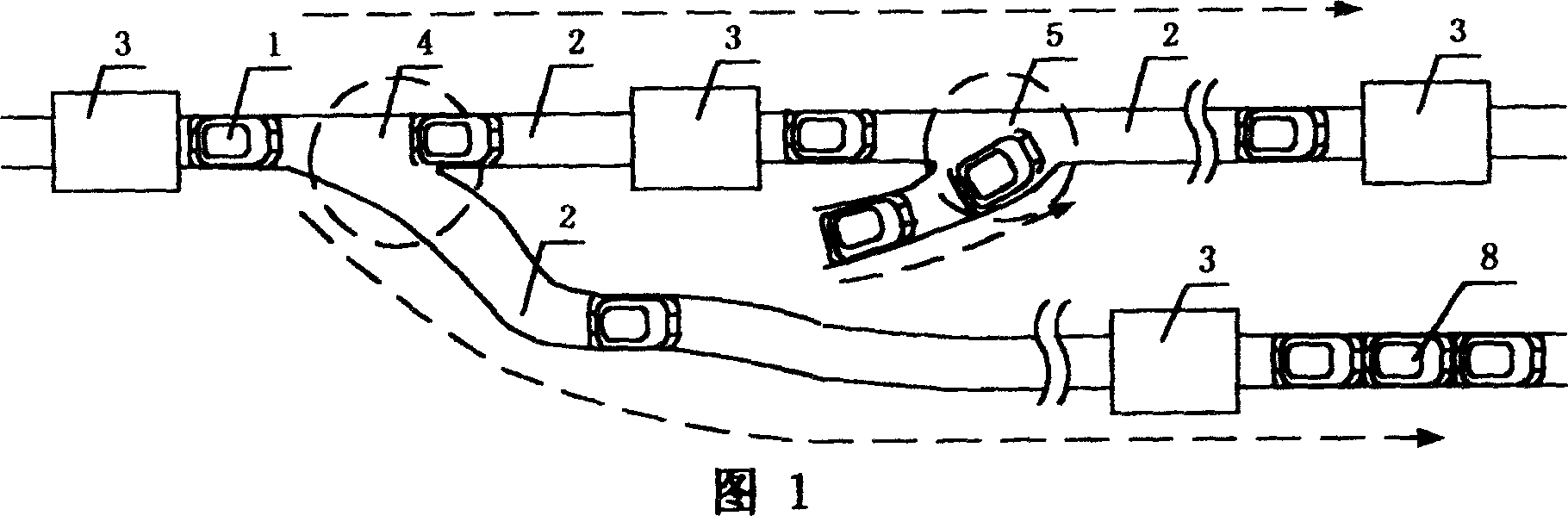 Rail transportation system of small vehicle