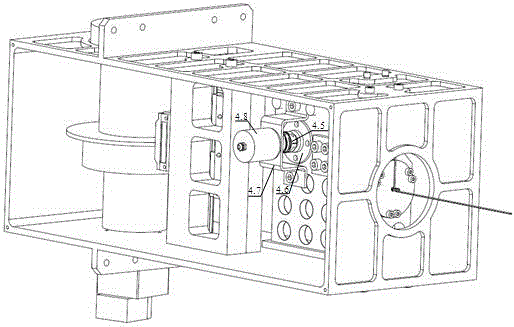 Tether winding and unwinding device combining tethered system combination attitude angle and tension measurement