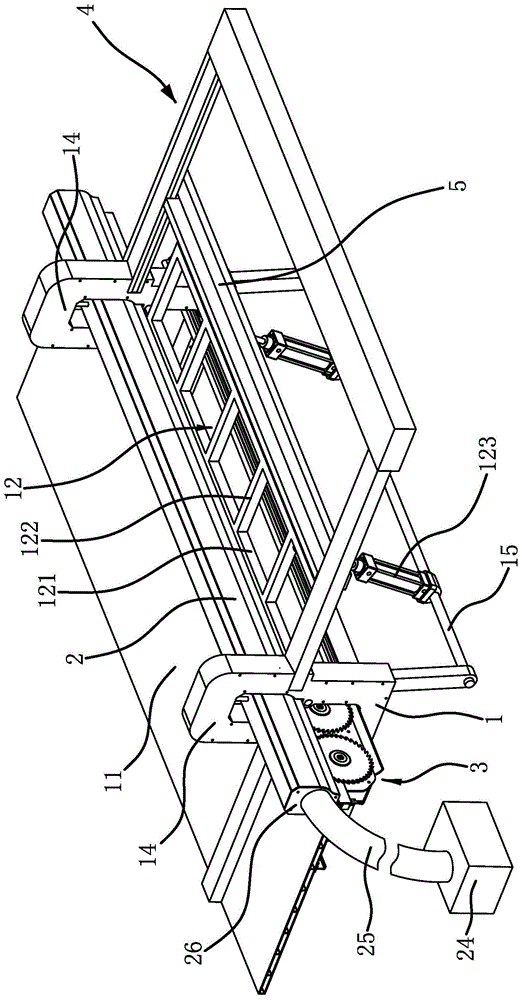 Material-pressing mechanism for sawing machine