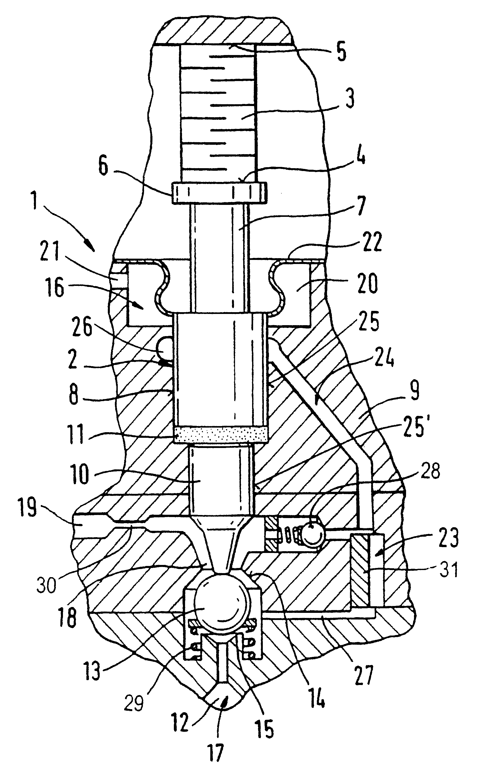 Valve for controlling liquids