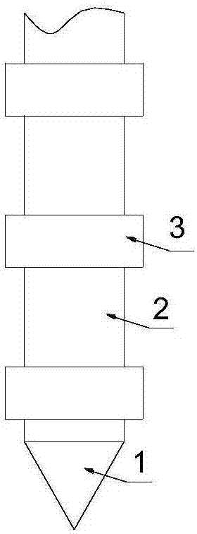 A kind of in-situ pore water sampling water column and water sample collection method