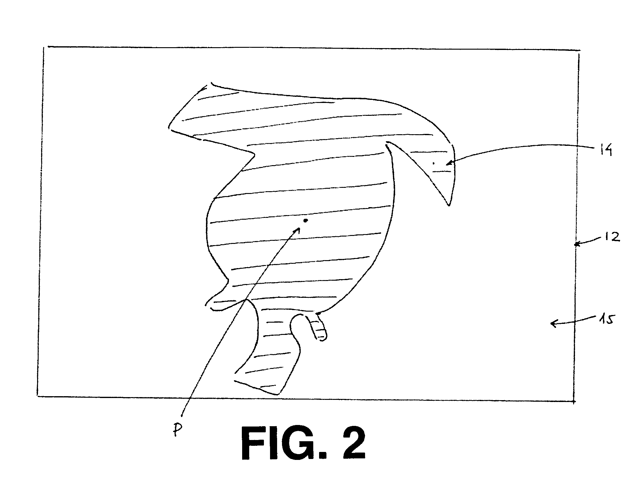 Method and system for processing an image of body tissues