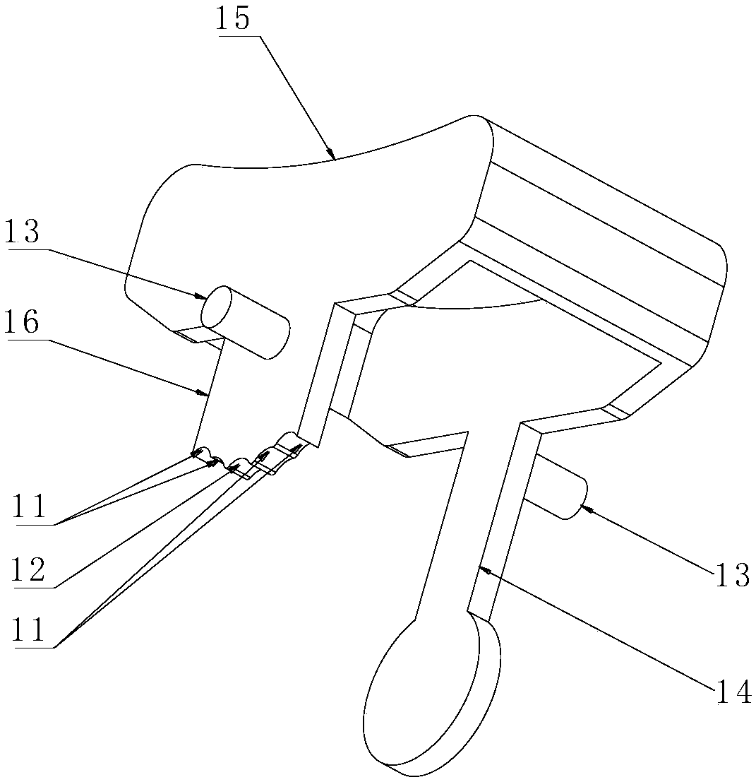 A multifunctional key pressing device and a wearable device provided with the device
