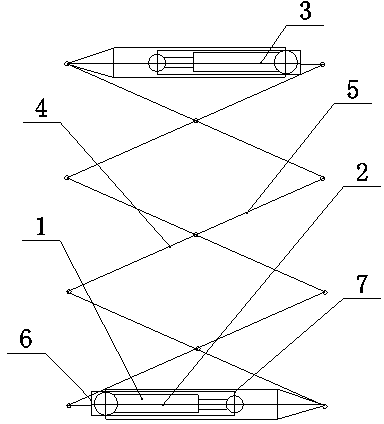 Parallelogram mechanism capable of realizing small stroke and long movement distance through oil cylinder