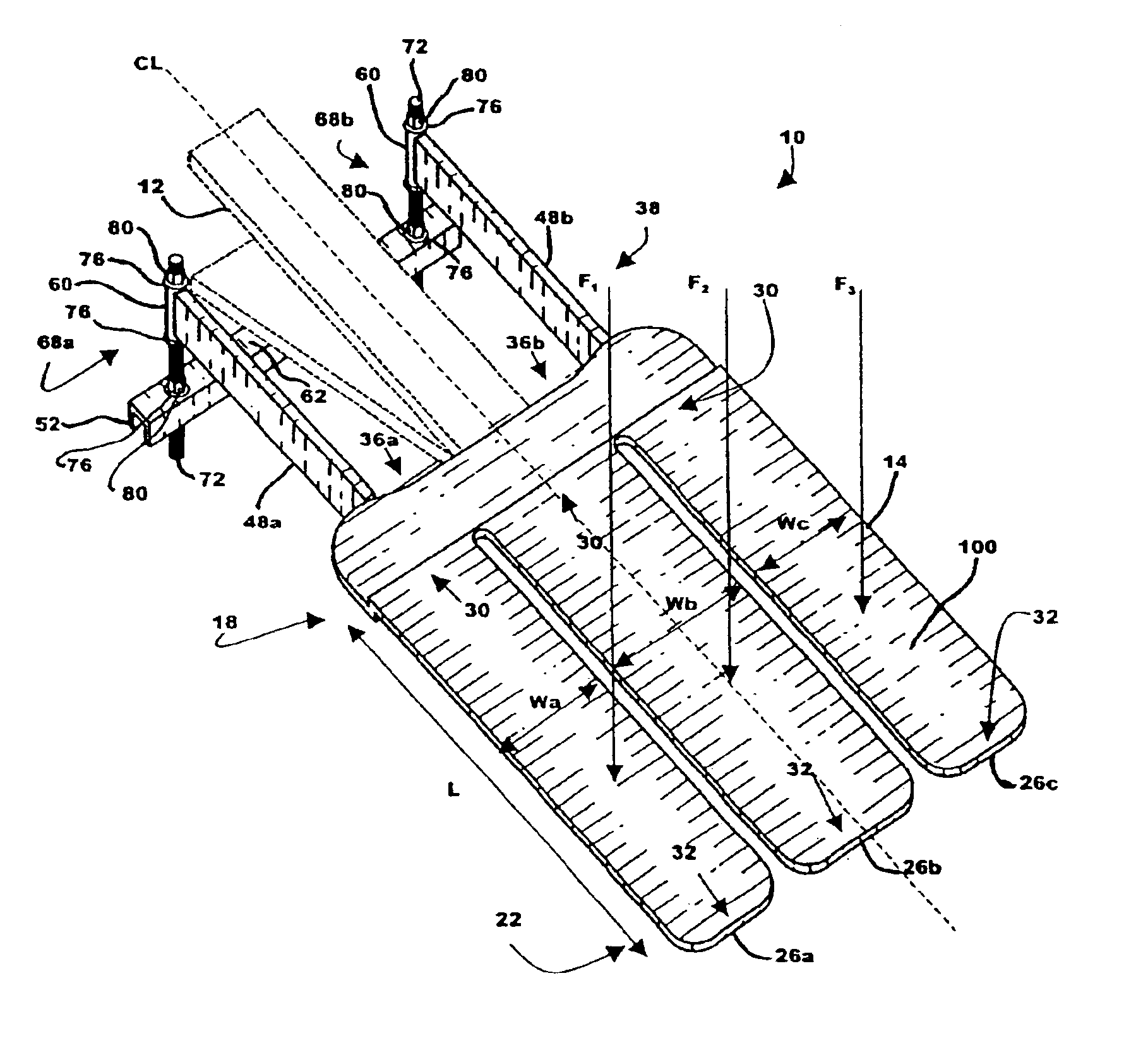 Multi-use pallet with torsion control for a printing machine
