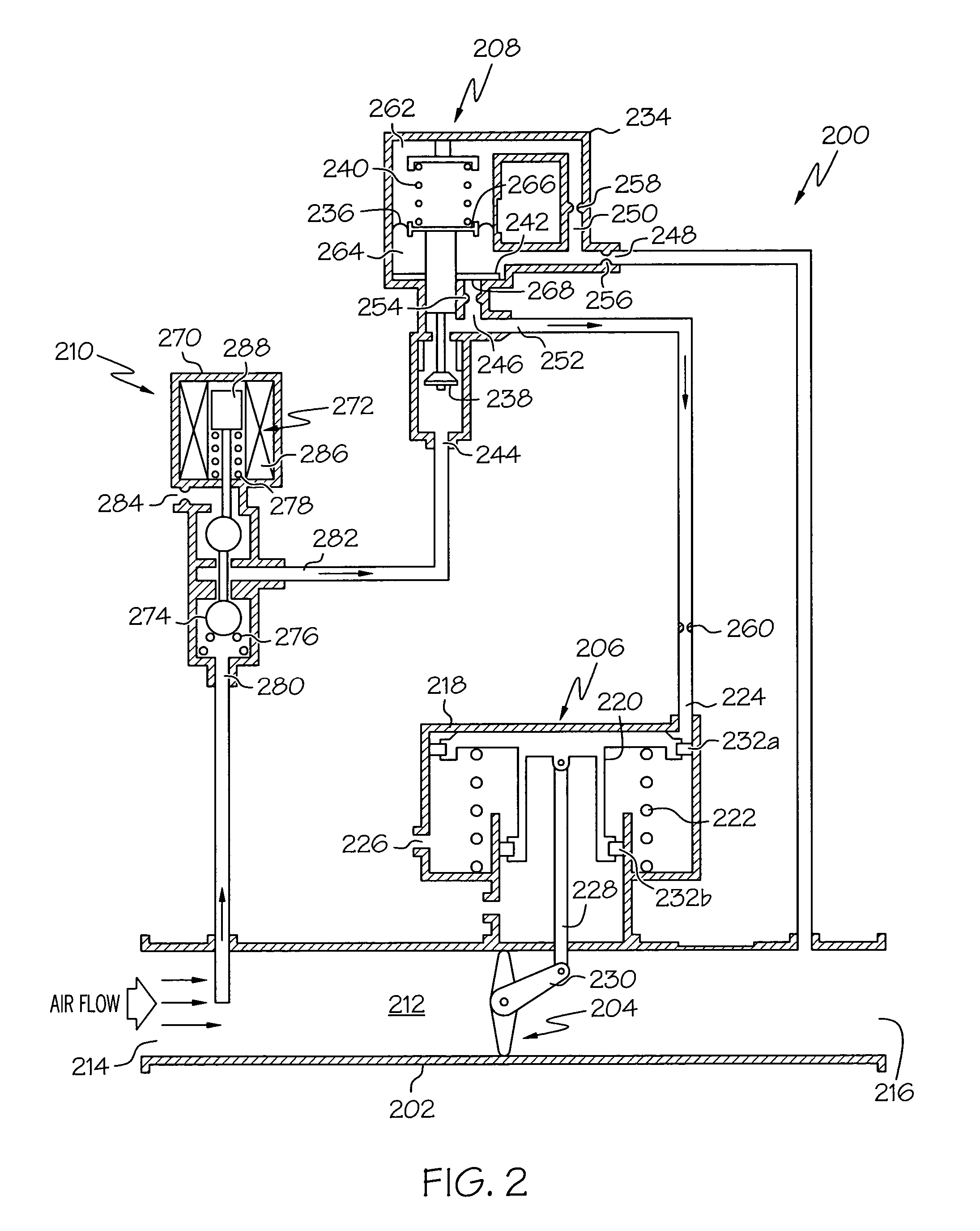Pneumatic valve control having improved opening characteristics and an air turbine starter incorporating the same