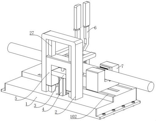 A wire and cable stripping device capable of fast clamping and fixing