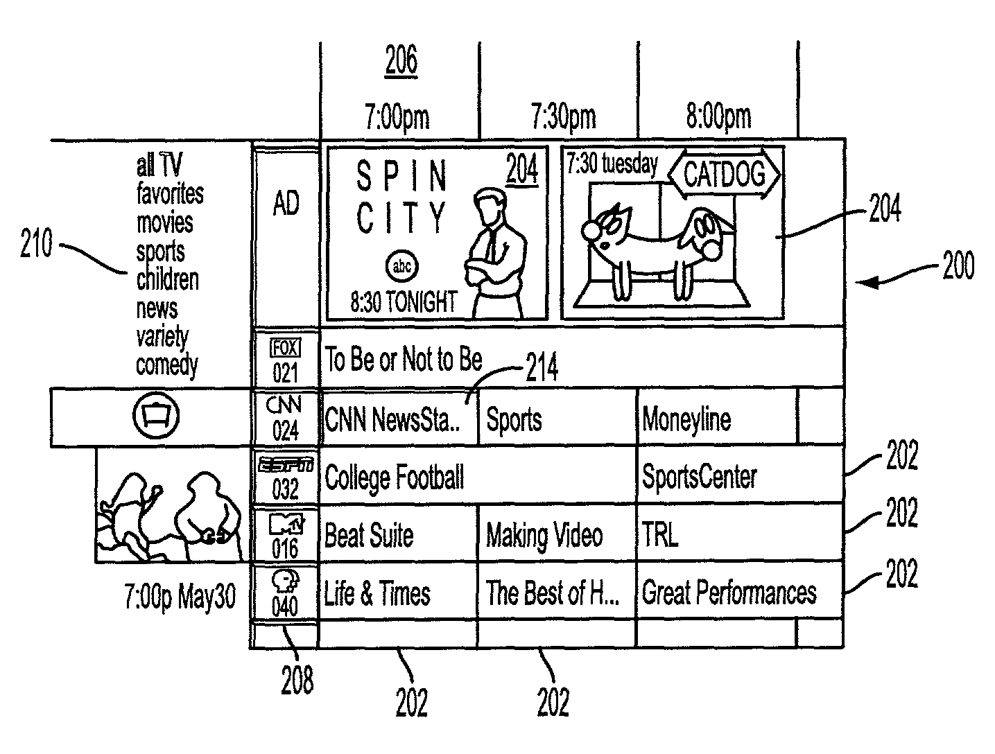 System and method for displaying advertising in an interactive program guide