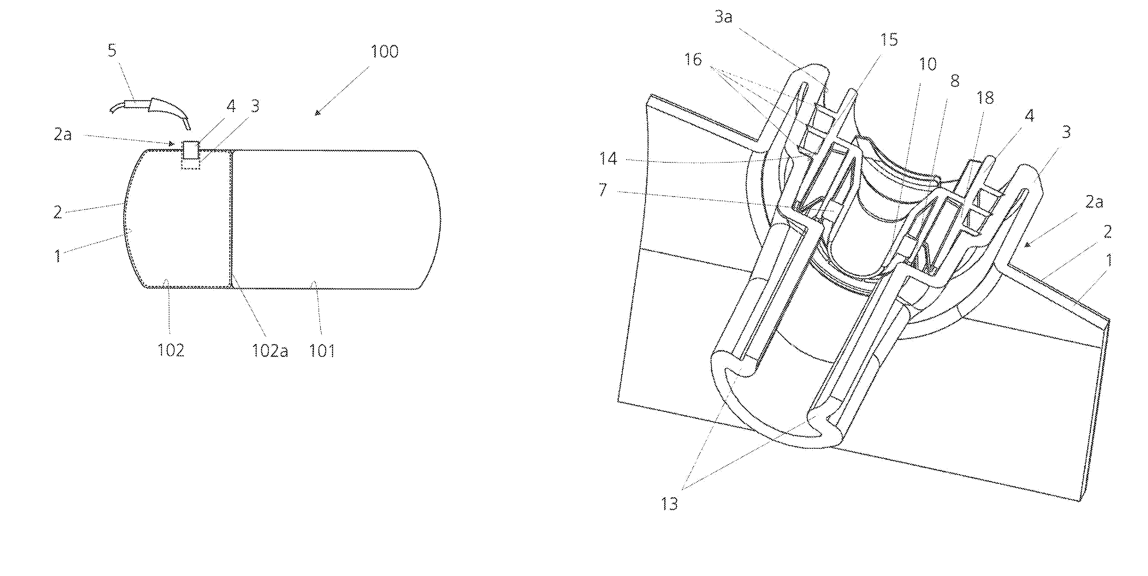 Vessel for storing a fuel and/or operating medium for vehicles