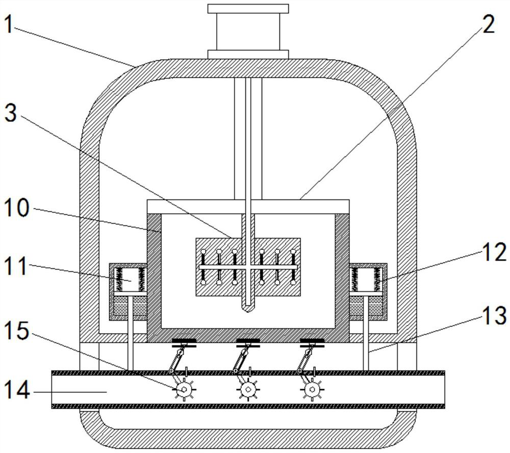 Animal cell reaction device capable of controlling temperature and uniformly supplying oxygen