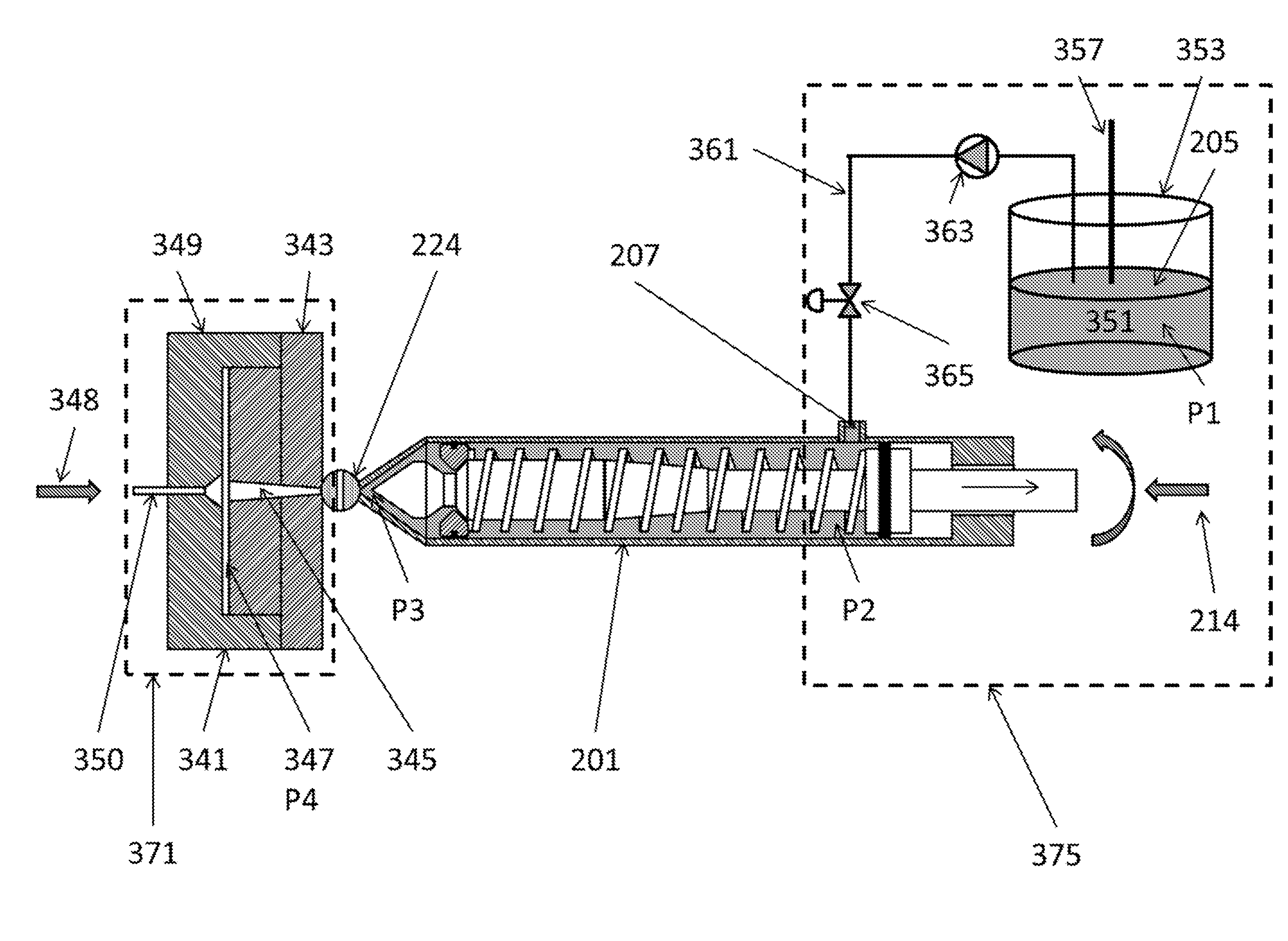 Apparatus and method for the production of expanded foam embryos