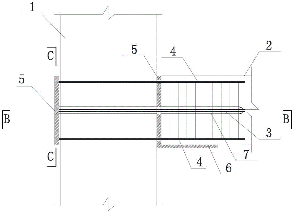 Composite joints of square rectangular concrete-filled steel tube columns in concrete beams connected by unbonded prestress and ordinary steel bars