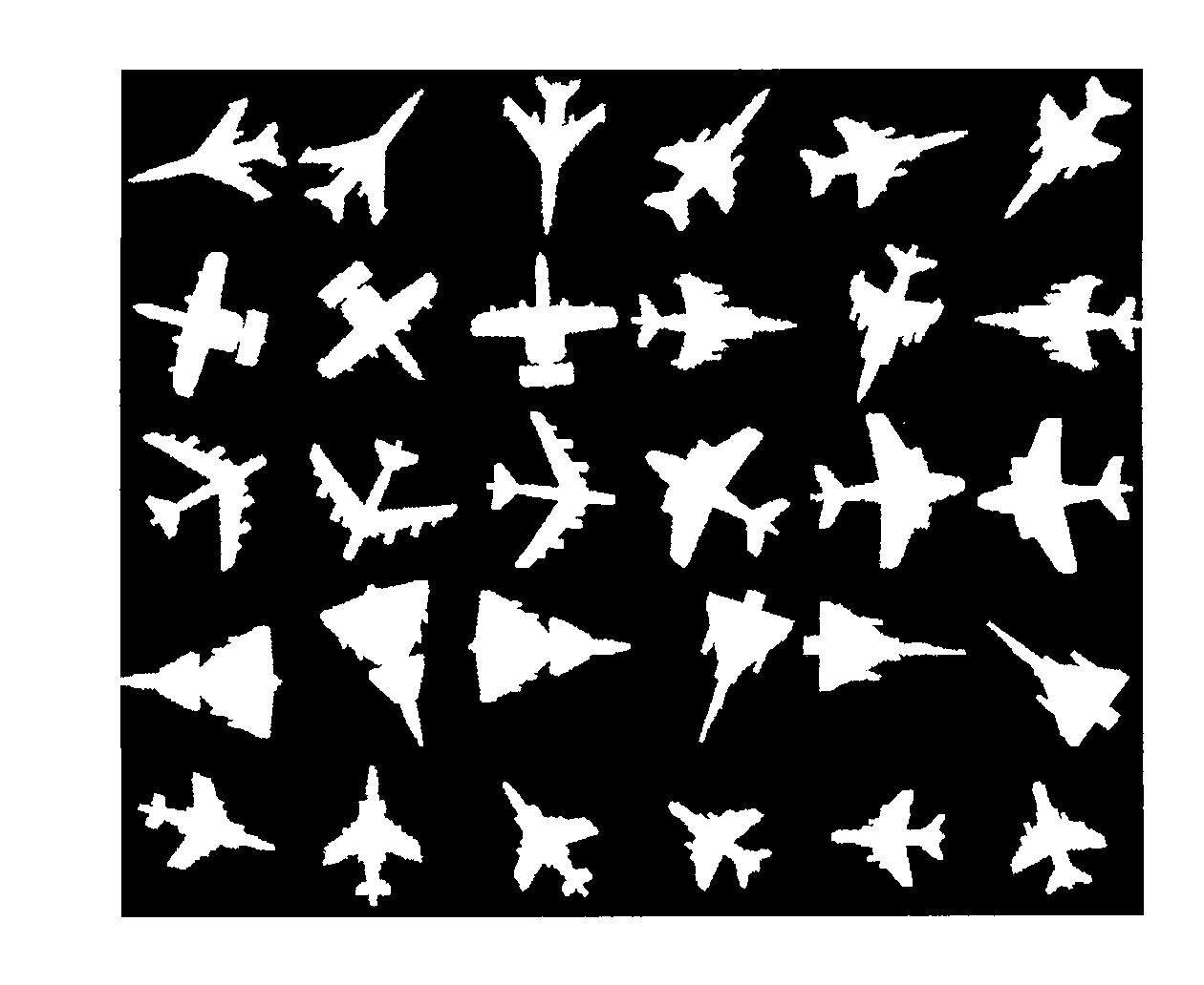 Method for sorting radar two-dimension image based on multi-dimension geometric analysis