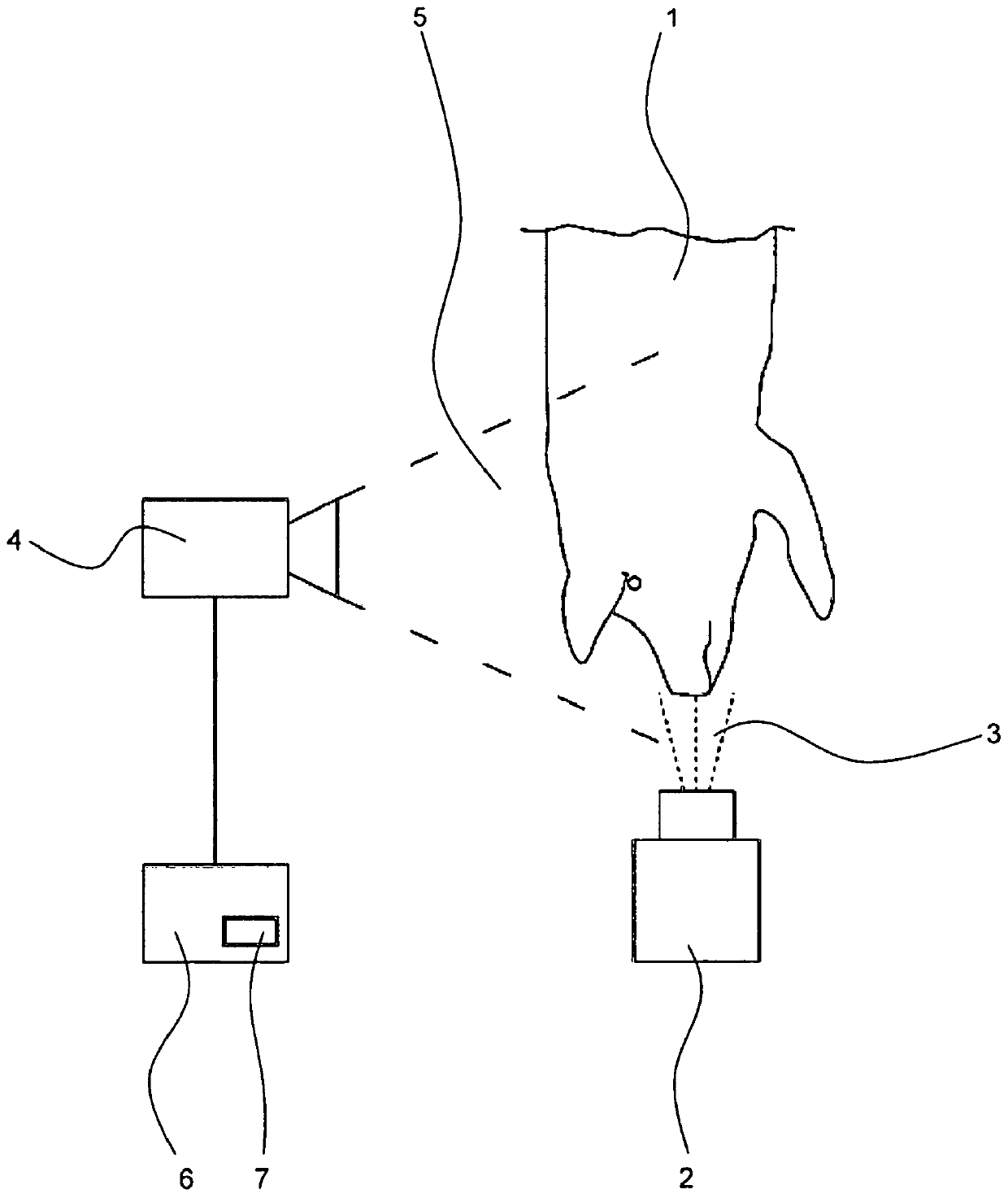 Device for anesthesia inspection of meat animals