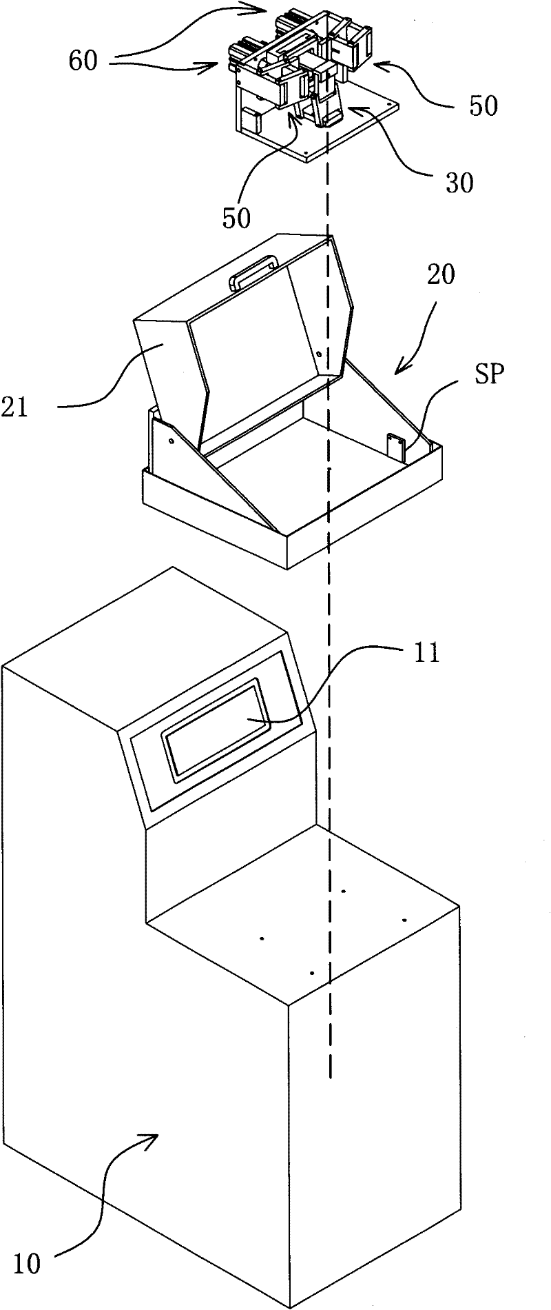 Pressure resistant testing device of lithium battery shell