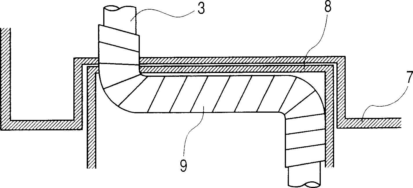 Cooling system for electronic apparatus