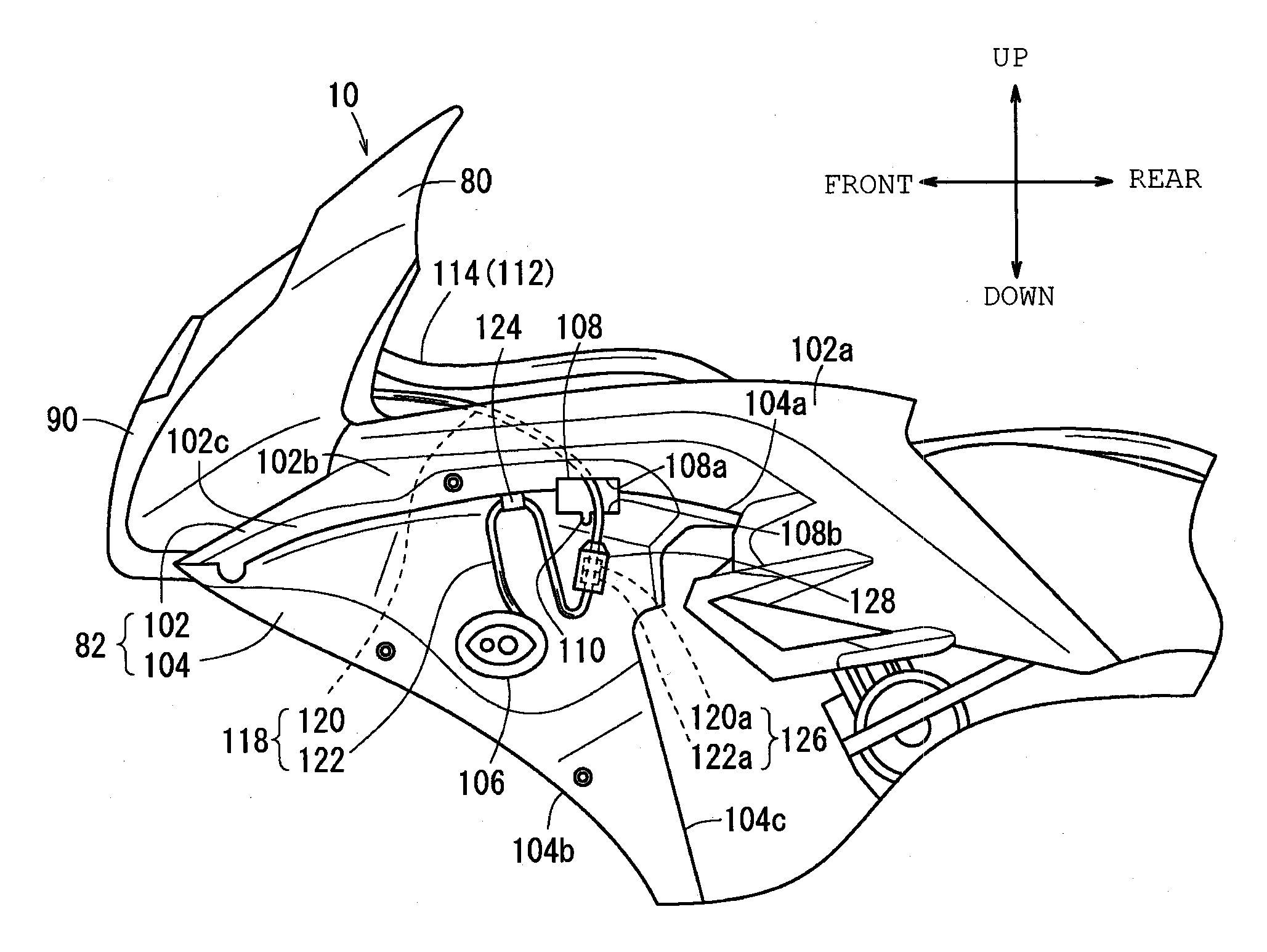 Cowled vehicle